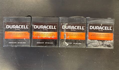 Buy Duracell DURA12 5F Sealed Non Spillable Battery 12v 5Ah AGM