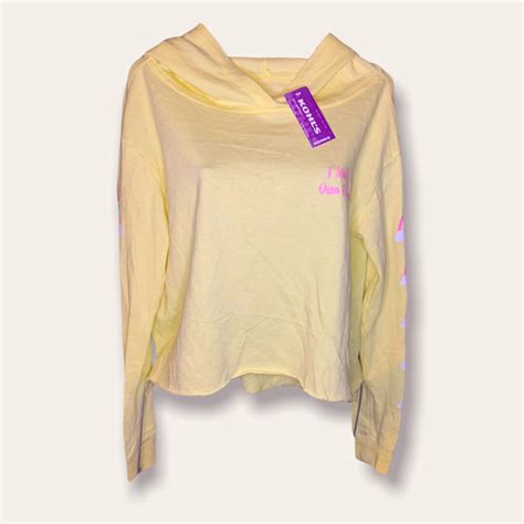 Sudadera Corta Con Capucha Marca Justice Glow Fashion