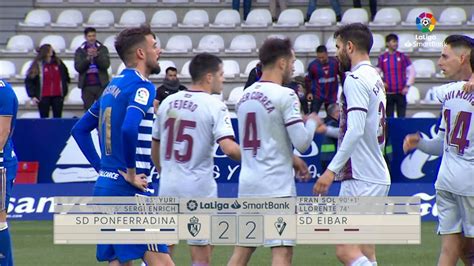 Ponferradina Vs Eibar Resumen Goles Y Mejores Jugadas De Laliga