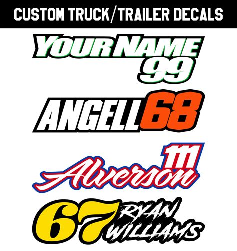 Custom Truck/Trailer Decals - BikeGraphix