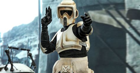 是那個打寶寶的暴徒 Hot Toys TMS016 曼達洛人帝國偵察兵 Scout Trooper 1 6 比例人偶