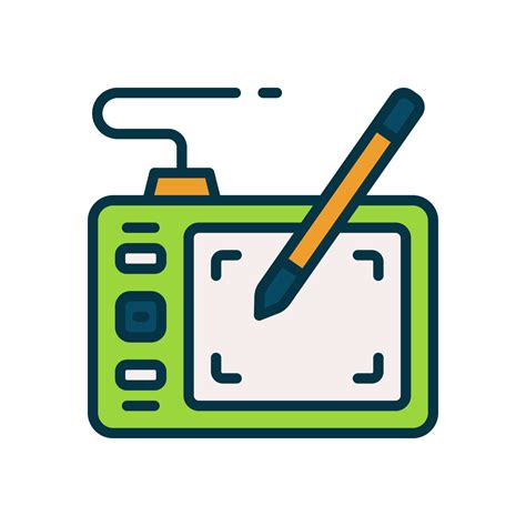 Drawing Tablet Icon For Your Website Mobile Presentation And Logo