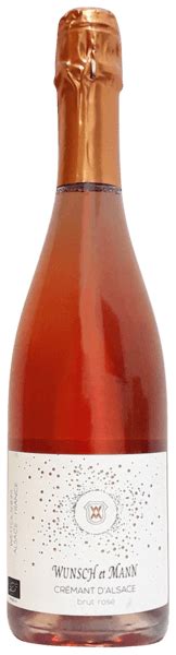 Wunsch et Mann Crémant d Alsace Rosé Brut Vivino US