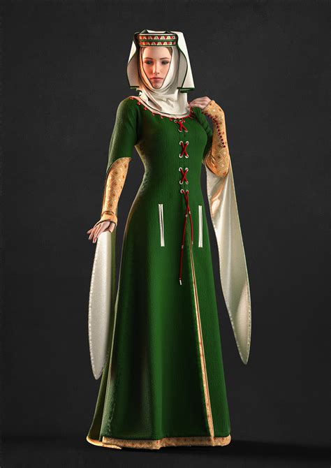 Artstation 14th Century Dress 59 Off