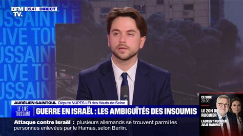 Isra L Le D Put Lfi Aur Lien Saintoul Condamne Tous Les Actes De