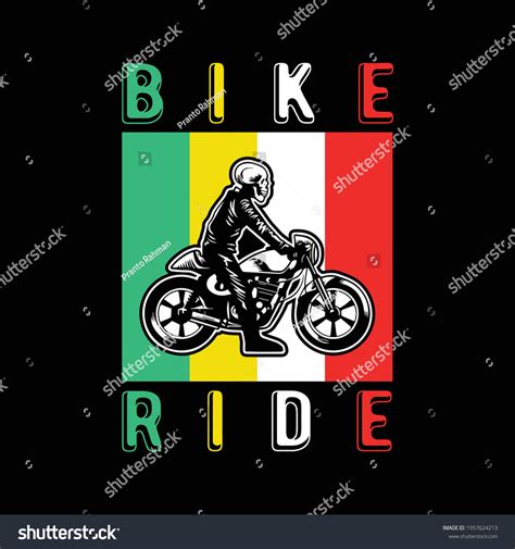 Bike Ride Tshirt Design Vector Stock Vector Royalty Free 1957624213