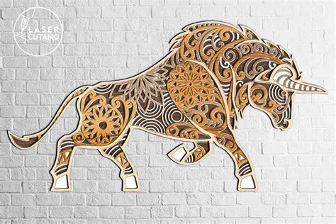 BISON Laser Cut Files Buffalo SVG Vector Bull Laser Cut And Etsy