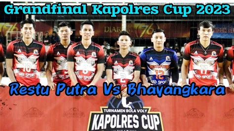 Final Kapolres Cup Bhayangkara Vs Restu Putra Youtube