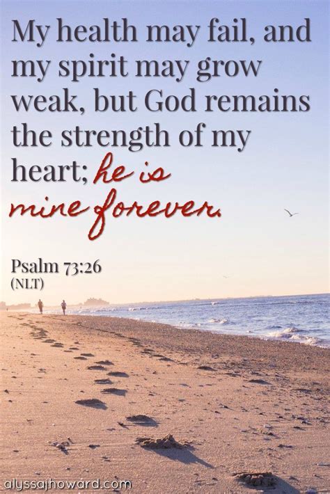 My Health May Fail And My Spirit May Grow Weak But God Remains The