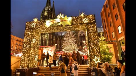 Der Weihnachtsmarkt am Kölner Dom YouTube