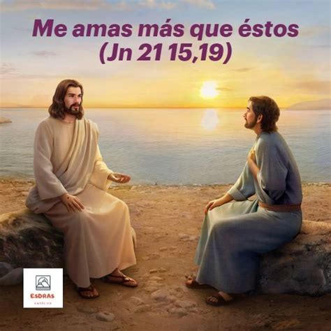 Me amas más que éstos?» | Te amo, Mensajes de bendiciones, Apareciste tu