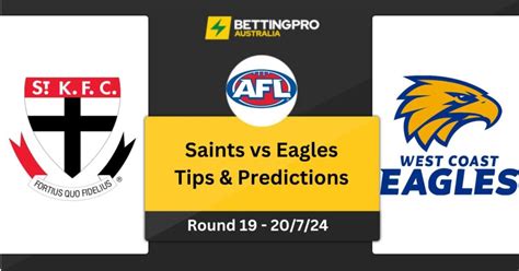 West Coast Eagles Vs St Kilda Tips AFL 2024 Preview Predictions Odds