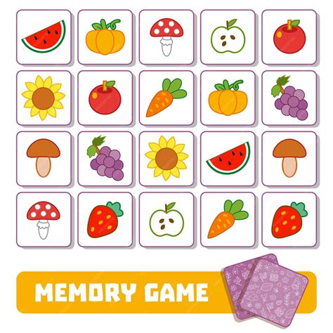 Jogo Da Memoria Frutas - Jogo Da Memória Das Frutas Para Imprimir - FDPLEARN