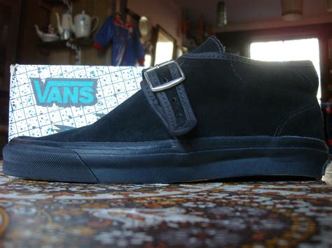 Theothersideofthepillow Vintage Vans Black Black Suede Chukka Boot