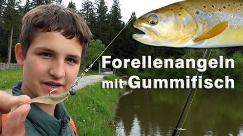 Forellenangeln Mit Gummifisch Angeln Auf Forellen Mit Ultralight Ul