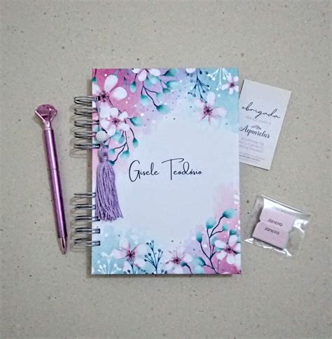 Agenda Capa Dura Personalizada Elo Produtos Especiais