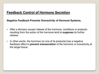 FEEDBACK CONTROL OF HORMONE SECRETION.pptx