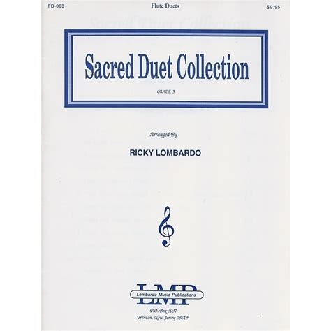 Sacred Duet Collection R Lombardo Just Flutes London