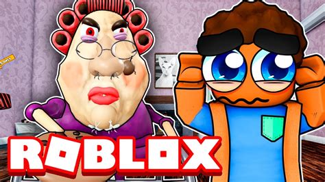 Roblox Escape Evil Grandma Obby Youtube