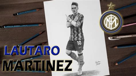 LAUTARO MARTÍNEZ UN TORO SALVAJE EN EL INTER Dibujo de LAUTARO