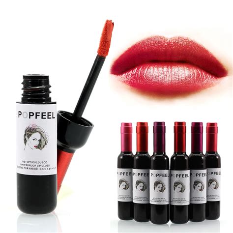 Popfeel Lip Matte Liquid Lipstick Long Lasting Lipgloss Matte Nude Lip