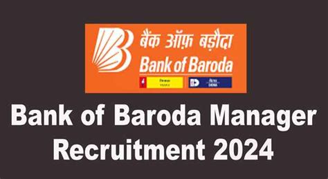 Bank Of Baroda Manager Recruitment 2024 Security Officer Apply