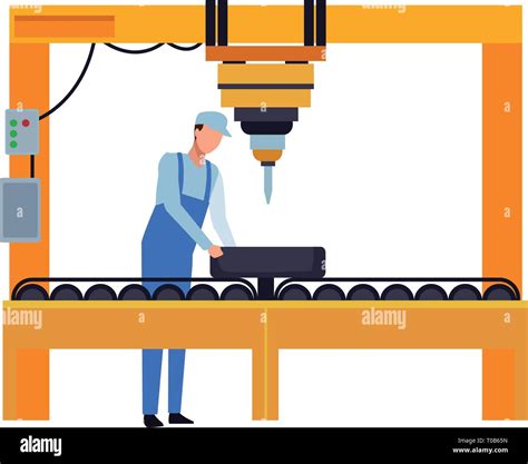 Industry Manufacturing Cartoon Stock Vector Image And Art Alamy