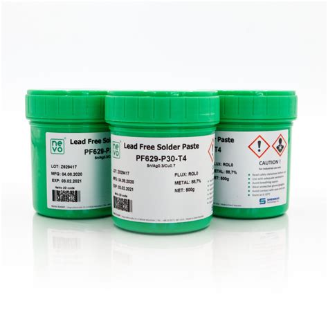 PF629 Lead-Free Solder Paste – NeVo Solder