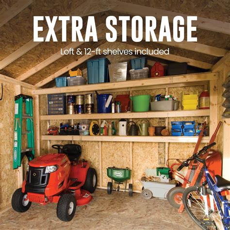 Heartland Statesman 10-ft x 16-ft Wood Outdoor Storage Shed (Floor