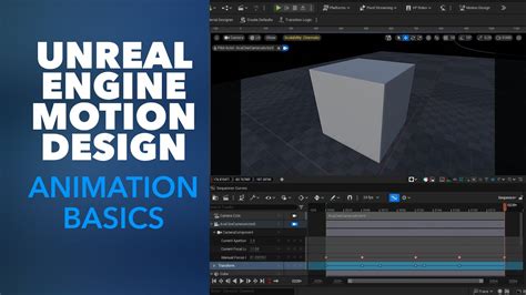 Unreal Engine Motion Design Animating Motion Graphics Youtube