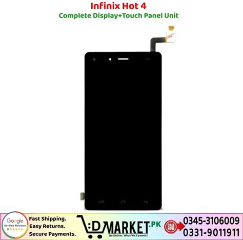 Infinix Hot 4 LCD Panel Price In Pakistan Fast Secure