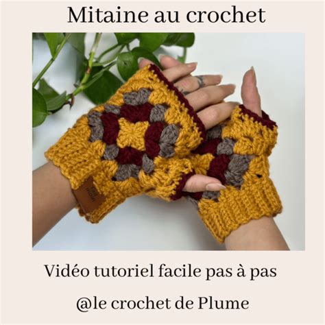 Mod Le Mitaine Au Crochet Tutoriel Vid O Pas Pas Lou Passion