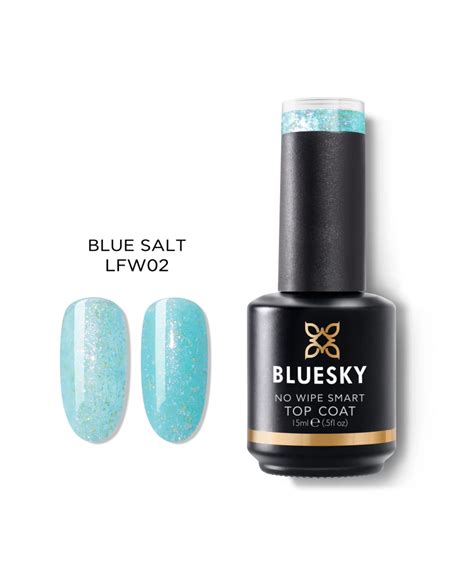 Bluesky No Wipe Smart Top Coat Blue Salt Lfw P Ml Papaya Gr