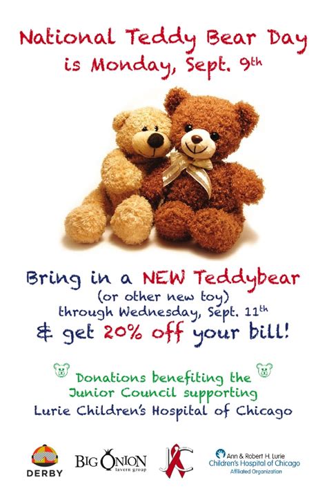 Junior Council Blog: National Teddy Bear Day, September 9th!