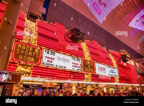 LAS VEGAS NV JUNE 29 2018 Fremont Street Experience In Downtown