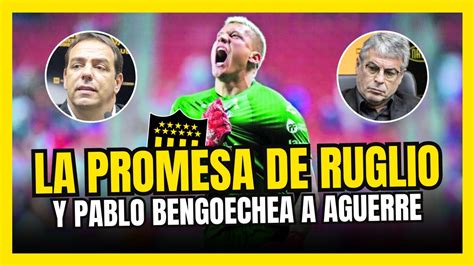 Ruglio y Bengoechea le prometieron el arco de PEÑAROL a WASHINGTON