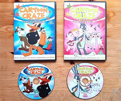 CARTOON CRAZE Presents All Stars DVD Volume 1 2 5000358692068 EBay