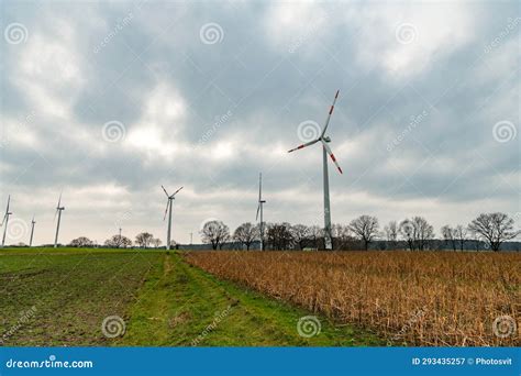 Green Energy Energy Technology Windmill Turbines Generating Green