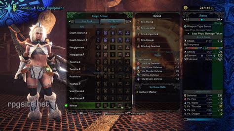 Monster Hunter World High Rank Female Armor Sets All High Rank Female Armor Sets Pictured Rpg