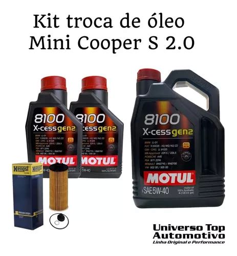 Kit Troca De Óleo Mini Cooper 2 0 Turbo Frete grátis