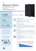 Monocrystalline Pv Panel Ms Mb H Series Maysun Solar