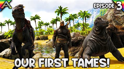 Taming An Ark Raptor And Moschops Let S Play Ark Survival Evolved The Island Episode 3