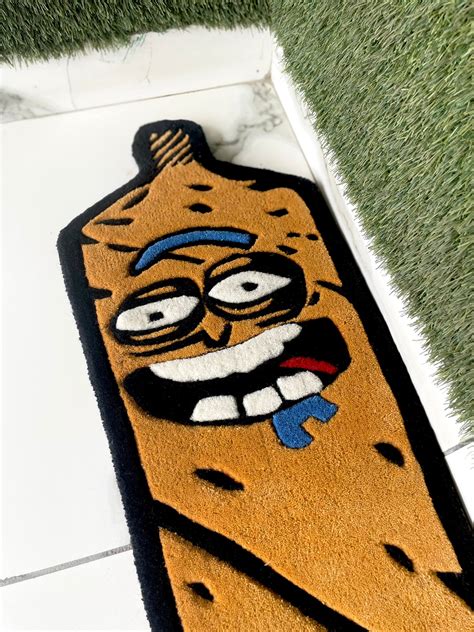 Rick And Rolled Hand Tufted Rug Rick X Doobie Ready To Ship Carpet Diem