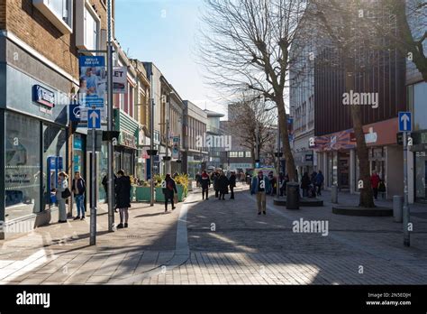 Shops And Shoppers In Dudley Street The Main Shopping Hit Street In