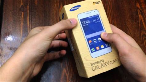 Samsung Galaxy Core 2 Unboxing فتح صندوق الجلاكسي كور 2 Youtube