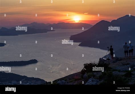 Dubrovnik Sunset Hi Res Stock Photography And Images Alamy