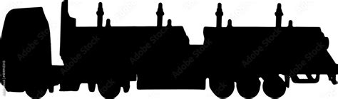 logging truck EPS, logging truck Silhouette, logging truck Vector ...