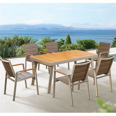 Higold Nofi Outdoor Furniture Pieces Patio Dining Sets With