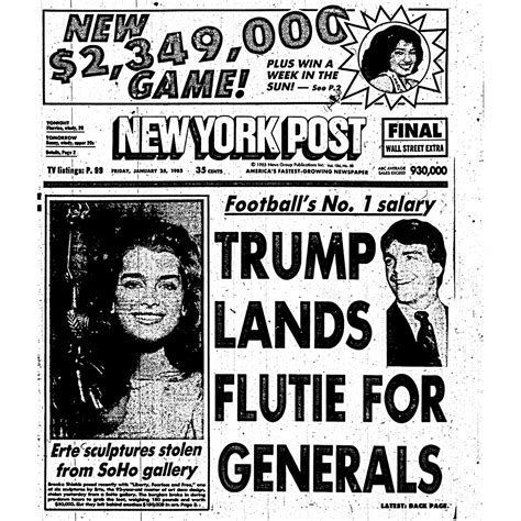 The Life Of Donald Trump — Told Through New York Post Covers The