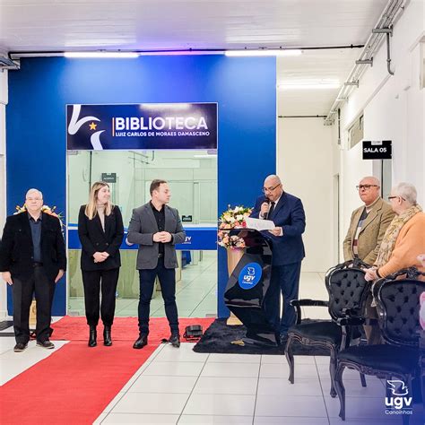 Ugv Canoinhas Inaugura Biblioteca O Nome Do Professor Damasceno